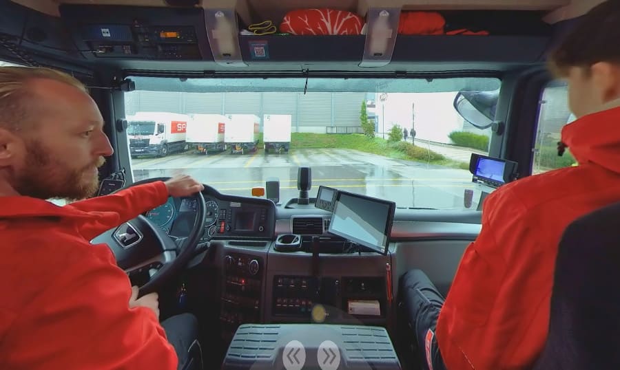 Berufsinfo-Video - WKO Berufe-VR: Berufskraftfahrer*in